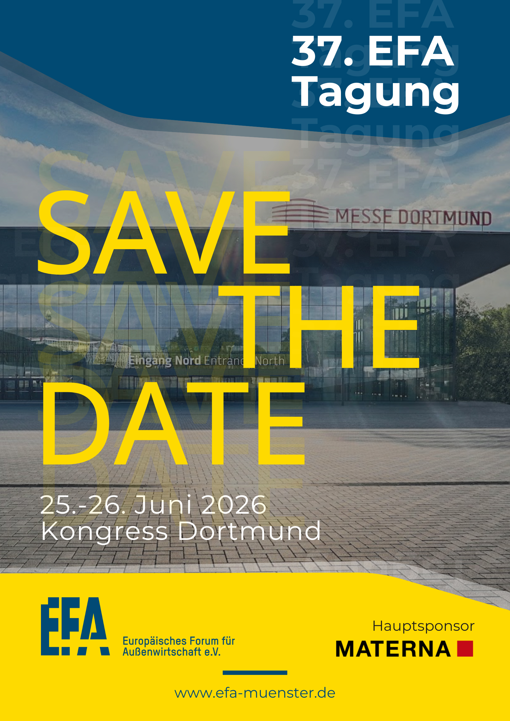 37. EFA Tagung 25. - 26. Juni 2026 Kongress Dortmund